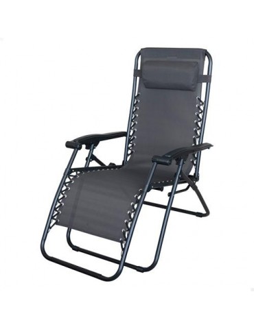 TUMBONA TEXTILENO 153X66X104CM GRIS OSCURO 61144