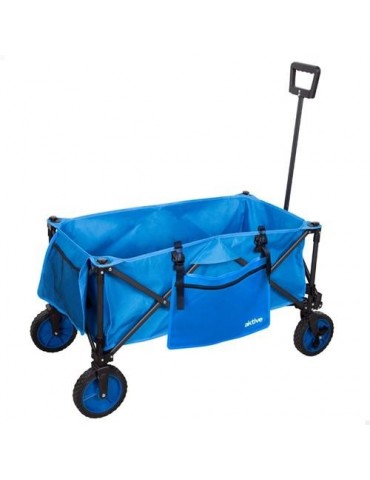 CARRO PLAYA PLEGABLE 90X47X55/90CM C/ BOLSILLO