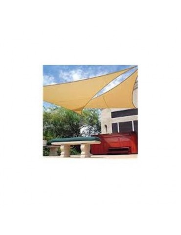 KIT SOMBREO POLIESTER TRIANGULAR 3,6X3,6X3,6 BEIGE