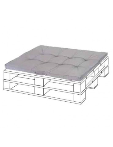 COJIN LIVING PALETT 120X80X10 GRIS  990151