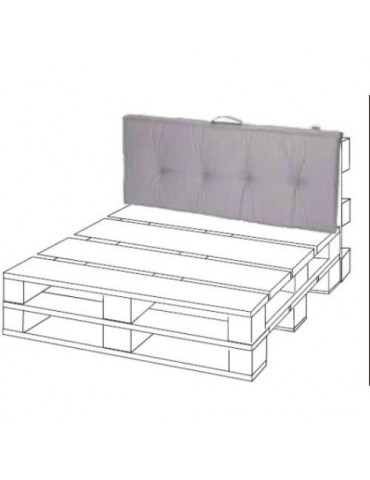 COJIN LIVING PALETT 120X47X7 GRIS 990156