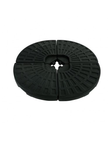PIE PARASOL PLAST. RELLENABLE 52L. NEGRO PIEDPA030