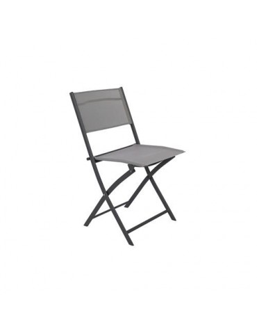 SILLA ACERO PLEGABLE CORDELIA GRIS/ACERO CHAIPL184