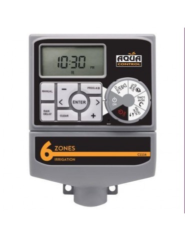 PROGRAMADOR ELECTRONICO 6 ESTACIONES AQUA CONTROL