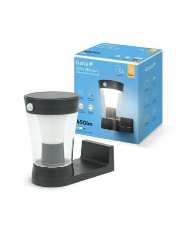 APLIQUE LED SOLAR HERCULES PARED 450LM 40K 401549C