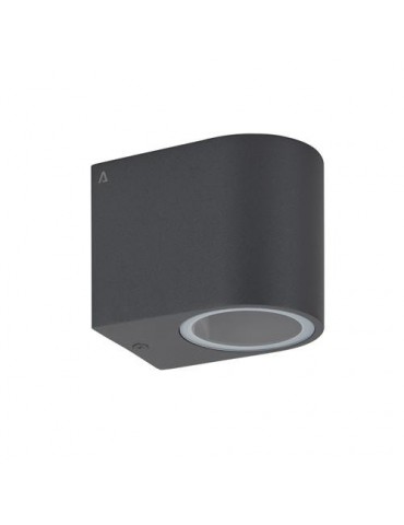 APLIQUE DE PARED 1XGU10 100MM IP54 GRAFITO