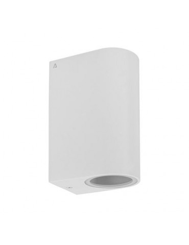 APLIQUE DE PARED 2XGU10 150MM IP54 BLANCO
