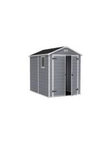 CASETA RESINA C/SUELO 185X236X227CM. GRIS 203522
