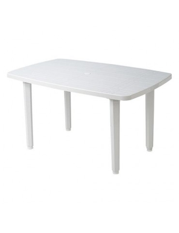 MESA RECTANGULAR 140X90 CM BLANCA 4022