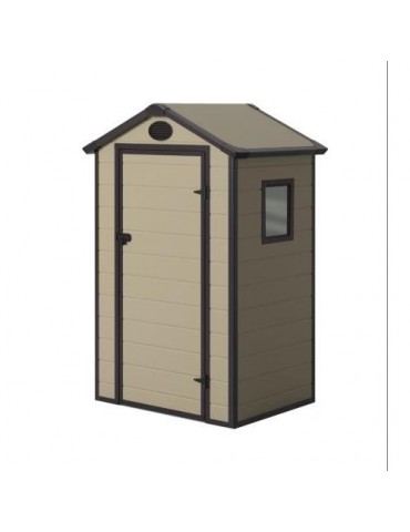 CASETA RESINA STELLA 1,34M2.130X103X203 BEIGE/MAR.