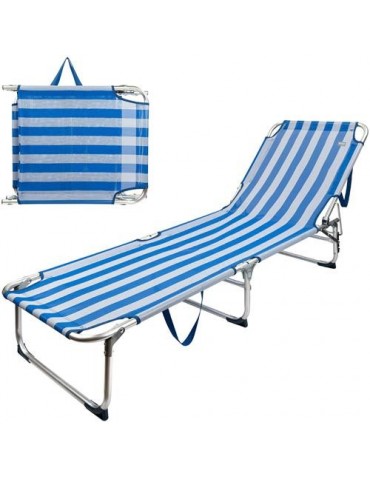 TUMBONA PLEG  3 POS 188X58X30CM RAYAS MARINERA