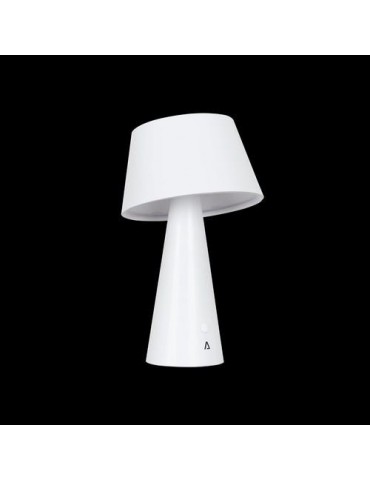 LAMPARA DE MESA SOLAR 500LM 4000K IP44 BLANCA