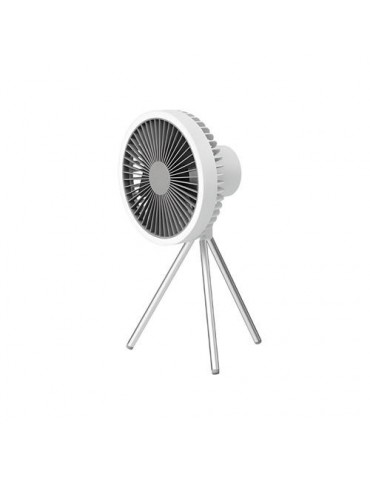 VENTILADOR PORTATIL RECARGABLE LED 5.5W BLANCO