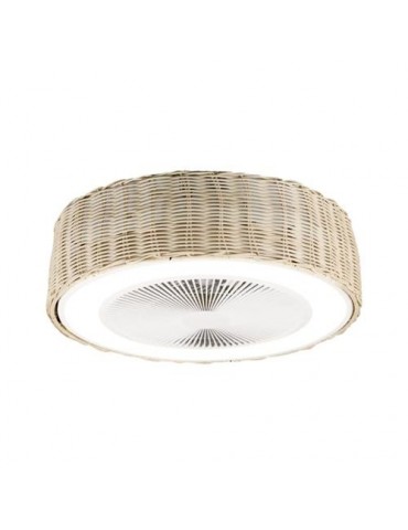 VENTILADOR TECHO 50CM RATAN-BLANCO SKYWIND-20M