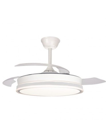 VENTILADOR TECHO RETRACTIL SUPERECO 45W 4400LM BCO