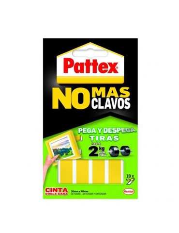 CINTA DOBLE CARA PEGA Y DESPEGA NO MAS CLAVOS