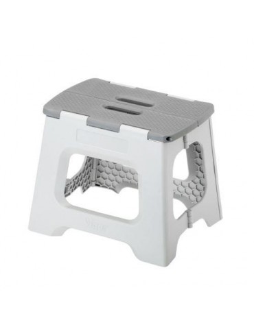 TABURETE COMPACT PLEGABLE 27CM GRIS 8913
