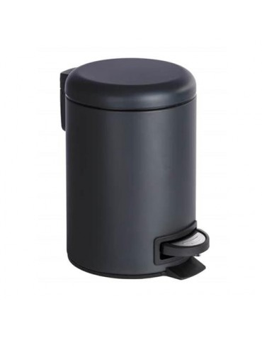 CUBO DE PEDAL PARA COSMETICA LEMAN, NEGRO, 3 LTS.