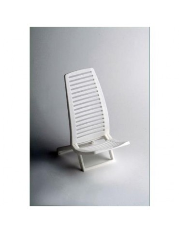 SILLA PLAYA PROPILENO BLANCA 600-0021