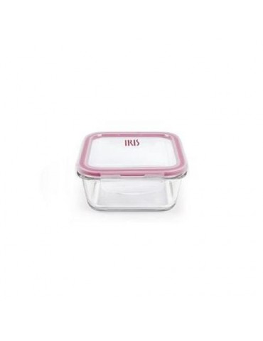CONTENEDOR CUADRADO VIDRIO 690 ML. 8606-V