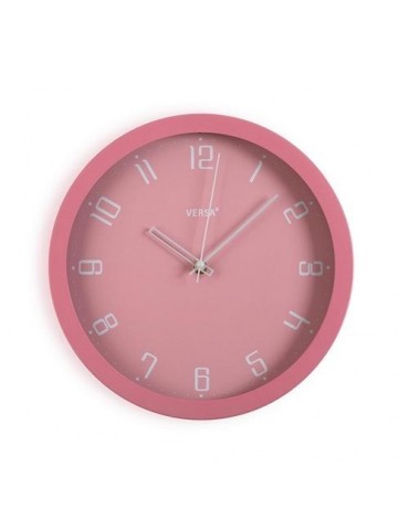 RELOJ PARED ROSA 30CM 18560812