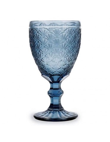 COPA VINO 30CL (CAJA 6) AZUL BLUE MOON 7754015
