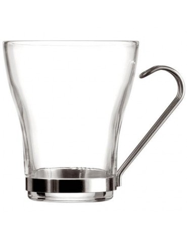 JUEGO 3 TAZAS TÉ 25CL CON ASA INOX SUPREME QUID