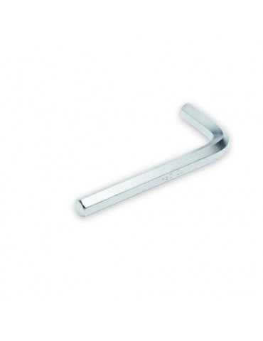 LLAVE ALLEN HEXAGONAL CORTA CROMADA 6MM