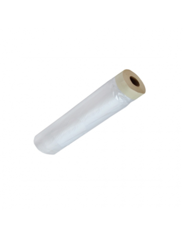 PLASTICO PINTAR 120CMX22.5M CON CINTA 19MM 0002820