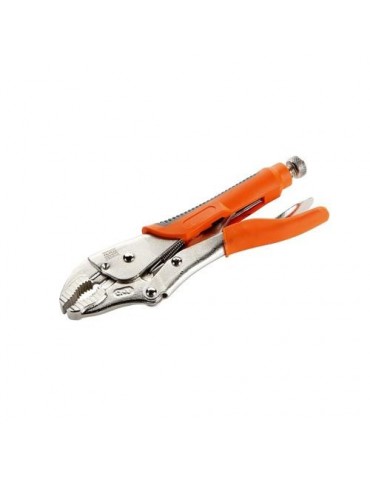 TENAZA GRIP CURVA C/ CORTE 250MM NARANJA 170564