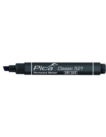 MARCADOR PERMANENTE PICA TIPO PINCEL NEGRO