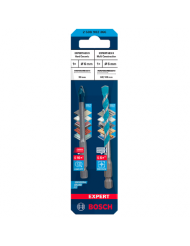 CONJUNTO BROCA CERAMIC HEX-9 +MULTIC HEX-9 6MM