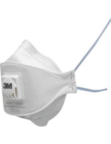 MASCARILLA PARTICULAS FFP2 CON VALVULA 9322+BLK