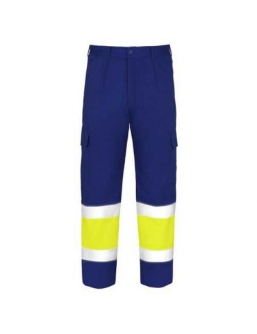 PANTALON ALTA VISIBILIDAD TERGAL AZUL MARINO T-36