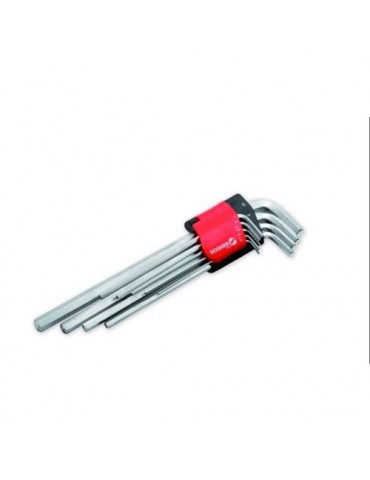 JUEGO 9 LLAVE EXAGONAL LARGA MACHO 1.5-10 602-009