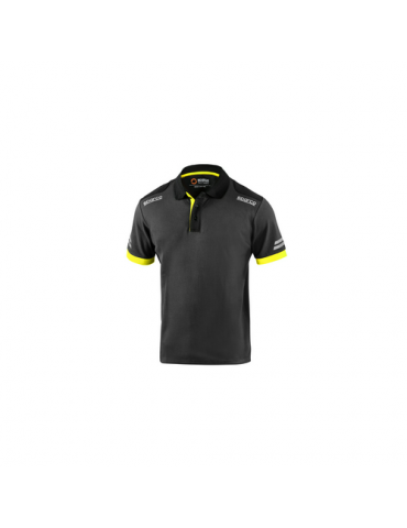 POLO TOLEDO M/CORTA GRIS AMARILLO T-2XL