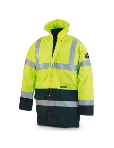 PARKA FLUO MIXTA AMARILLA/AZUL T.XXL 288PFMIXYFA