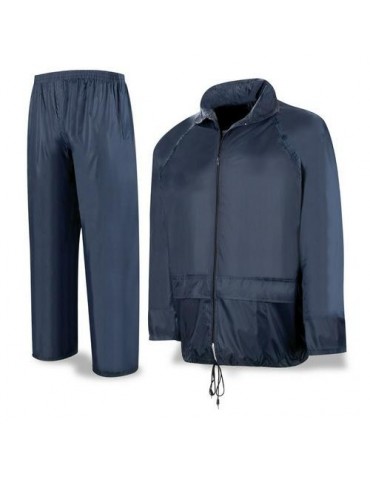 TRAJE AGUA INGENIERO POLIESTER/PVC AZUL T.XL