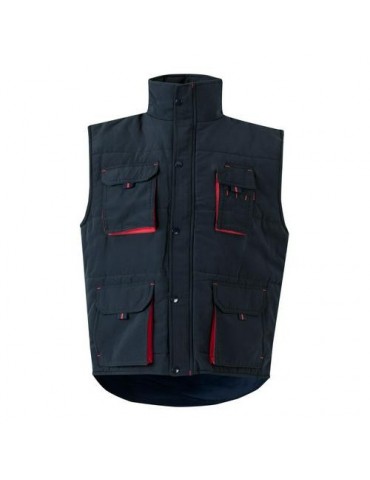 CHALECO ACOLCHADO BICOLOR  AZUL/ROJO T.XL 205902
