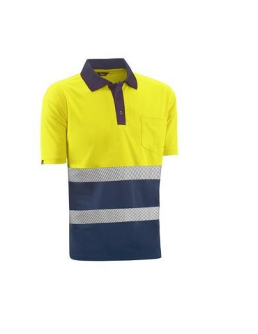 POLO M/C ALTA VISIBILIDAD LONDON AMAR/MARINO T.S