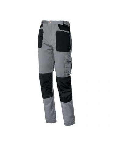 PANTALÓN STRETCH GRIS/ NEGRO 8730B-080 T.5XL
