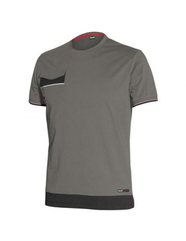 CAMISETA BOOM GRIS 100% ALGODON T. M 8810B-080-M