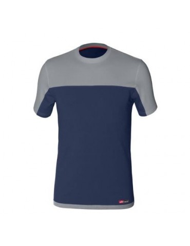 CAMISETA STRETCH AZUL/GRIS 8772 T-XXL