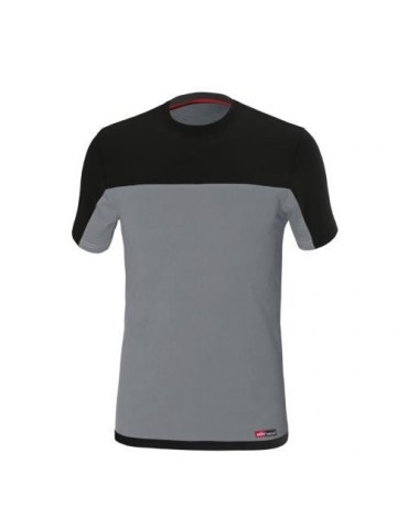 CAMISETA STRETCH GRIS/NEGRO 8772 T-XL