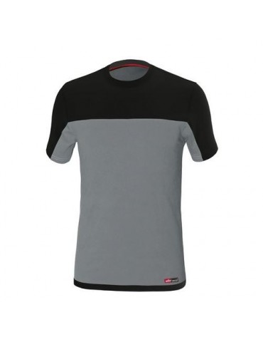 CAMISETA STRETCH GRIS/NEGRO 8772 T. 3XL