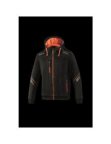 SUDADERA TECNICA COLORADO NEGRO/NARANJA T.2XL