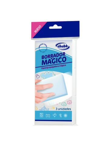 ESPONJA BORRADOR MAGICO 3 UDS