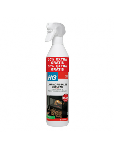 LIMPIADOR CRISTALES ESTUFAS CHIMENEAS 500ML HG