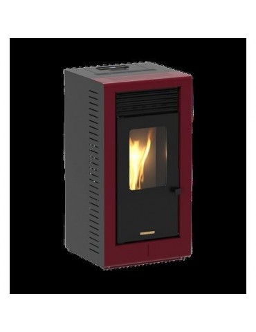 ESTUFA PELLET 8KW AUTOLIMPIANTE NEPRA ROJA