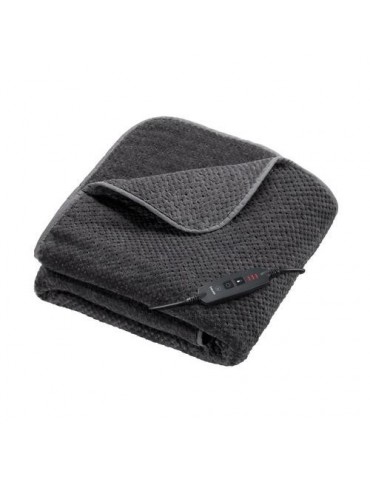 MANTA TERMICA SUAVE 180X130CM 100W GRIS HD-65